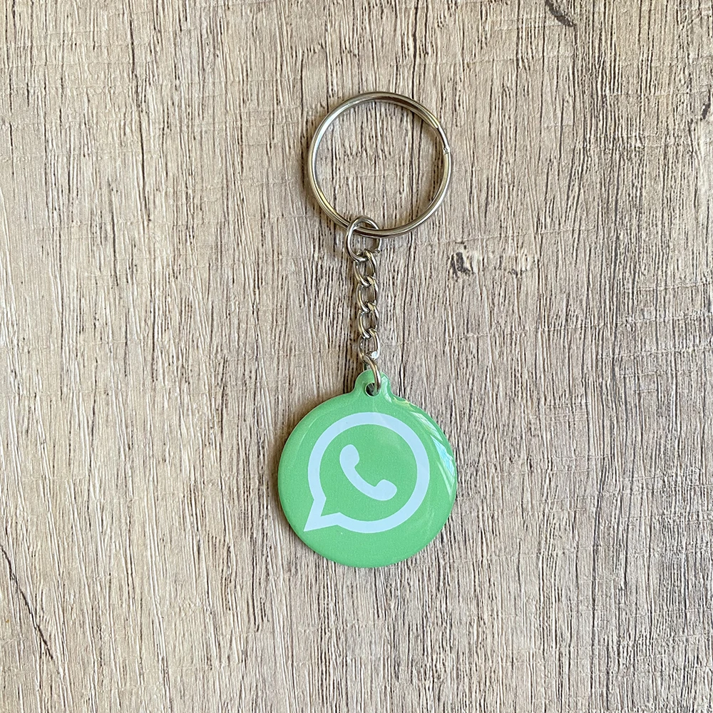 Increase Followers with NFC Tap Key Tag Card Epoxy Waterproof  Instagram Facebook WhatsApp NFC Keychain