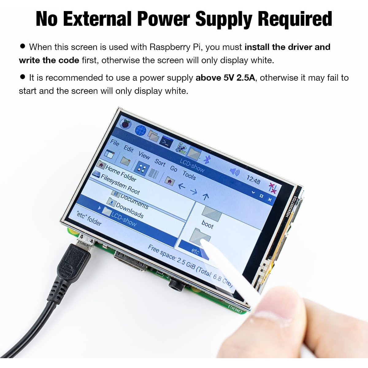 3.5 inch for Raspberry Pi Display Module 3.5” Touch Screen 320×480 TFT Touch Screen Display with Touch Pen for Raspberry Pi A,