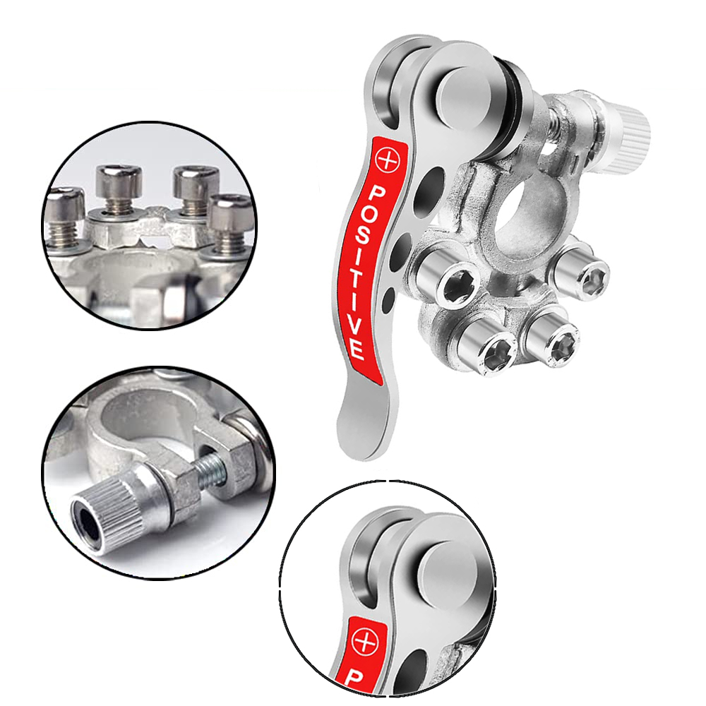 Auto Accu Terminal Quick Release Disconnect Batterij Terminals Koperen Draad Lugs Kabel Klem Schroef Aansluiting Kit Voor Auto Boot