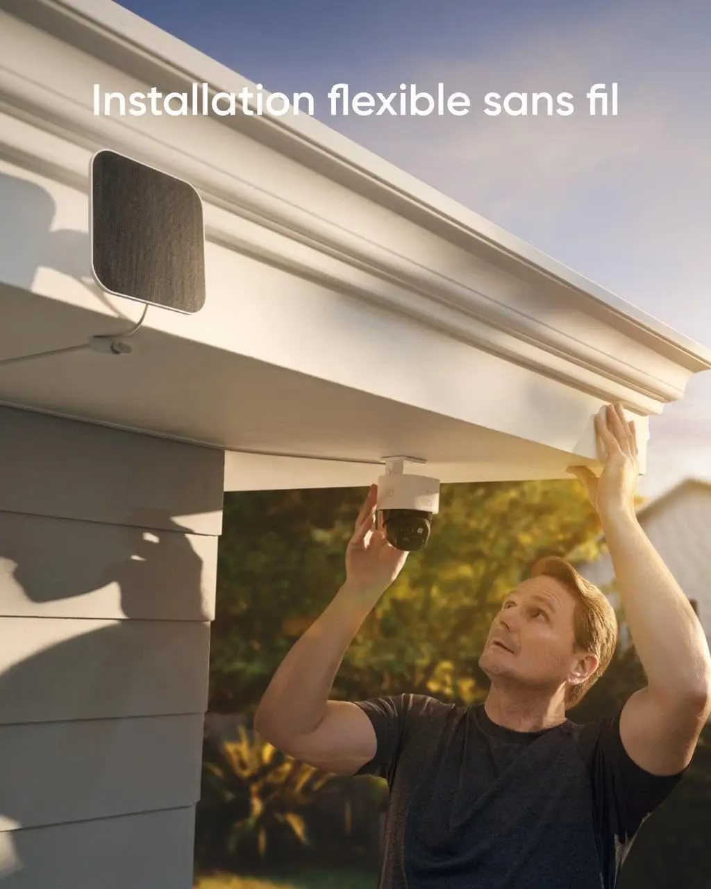 (EU-voorraad) Eufy Security SoloCam S340, camerabewaking buiten, 360° °   Monitoring, geen dode hoek, zonne-energie, 2,4 GHz WLAN