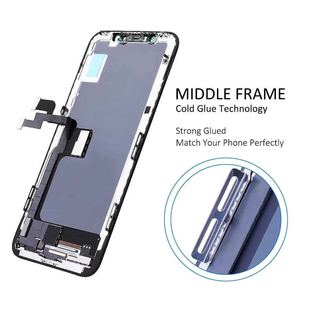 Elekworld Best Choice incell LCD สําหรับ iPhone X จอแสดงผล 3D Touch Digitizer Assembly ไม่มี Dead Pixel เปลี่ยน