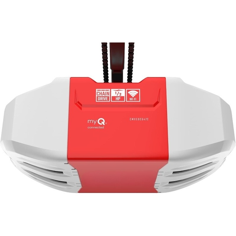 Smart Garage Door Opener - myQ Smartphone Controlled - Chain Drive, Wireless Keypad Included