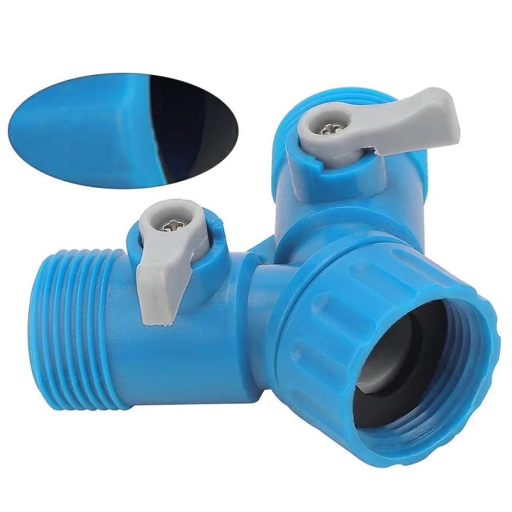 Válvula de derivação de rosca fêmea, conector rápido em forma de y, divisor de irrigação de jardim, controlador de lavagem de carro, suprimentos de rega