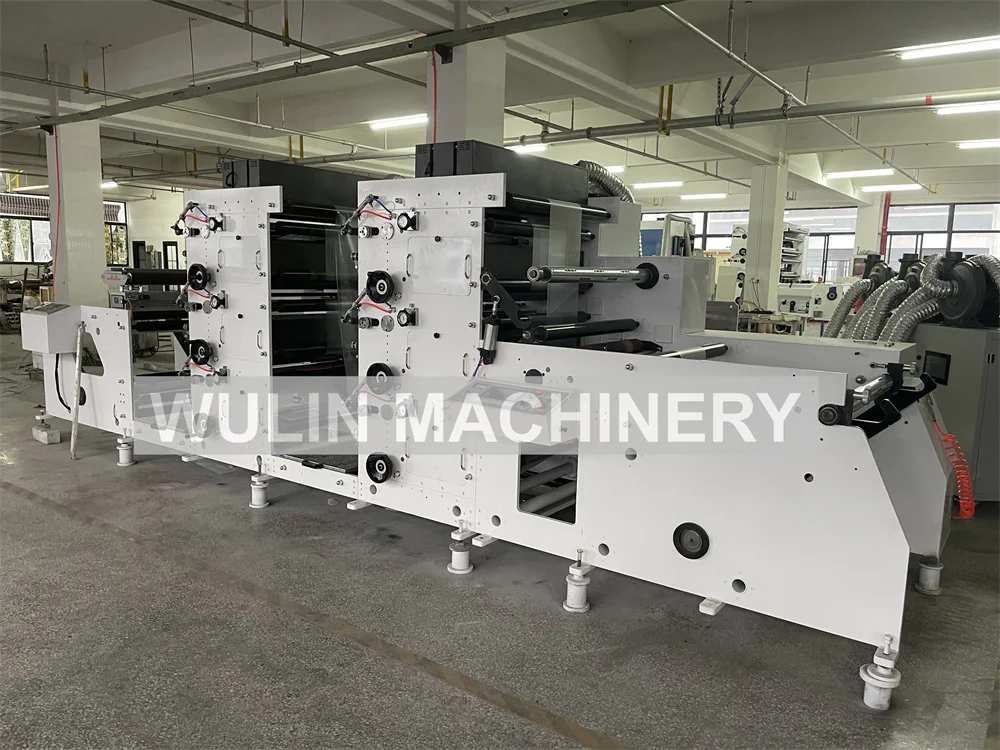 Mesin cetak Flexo label perekat Web sempit