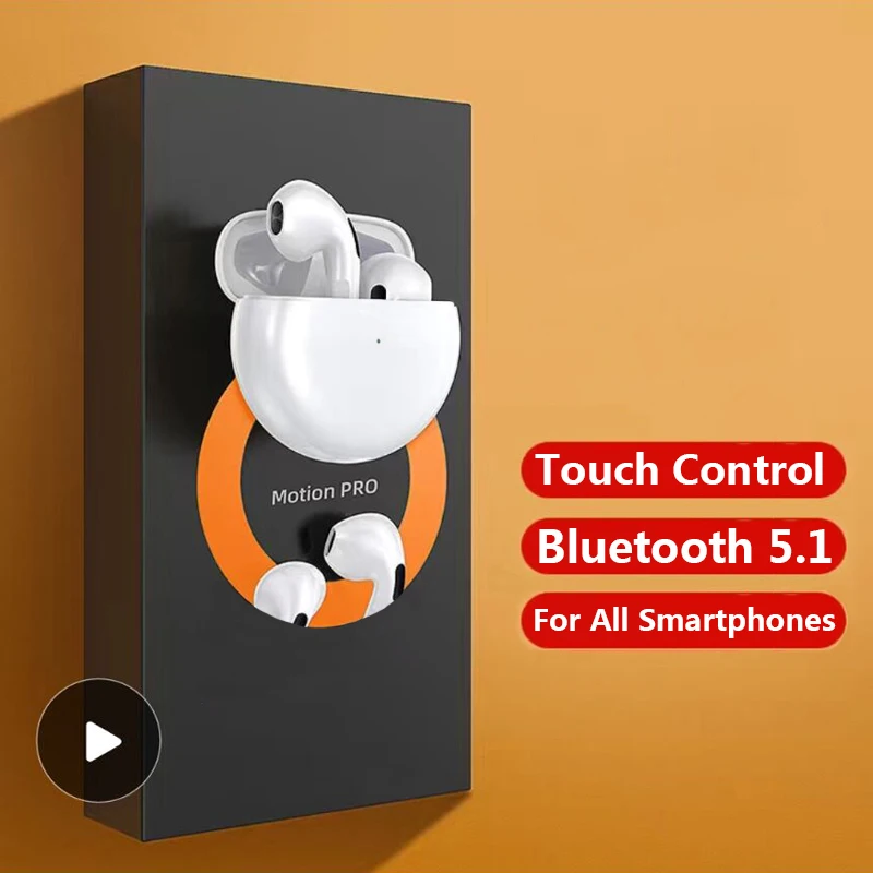 Handsfree fone de ouvido pods pro6 fone fones de ouvido bluetooth para presentes de natal sem fio com microfone para todos os smartphones