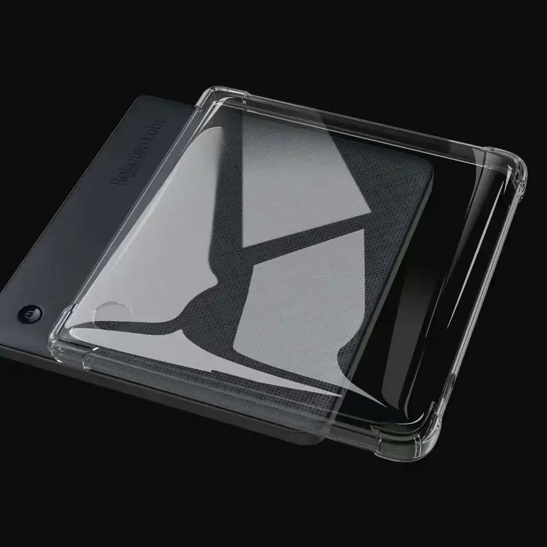 Funda trasera delgada para Funda Kobo Libra Color (2024) Funda transparente de TPU 7 "eBook Protector a prueba de golpes Coque para Kobo Libra 2 (2021)