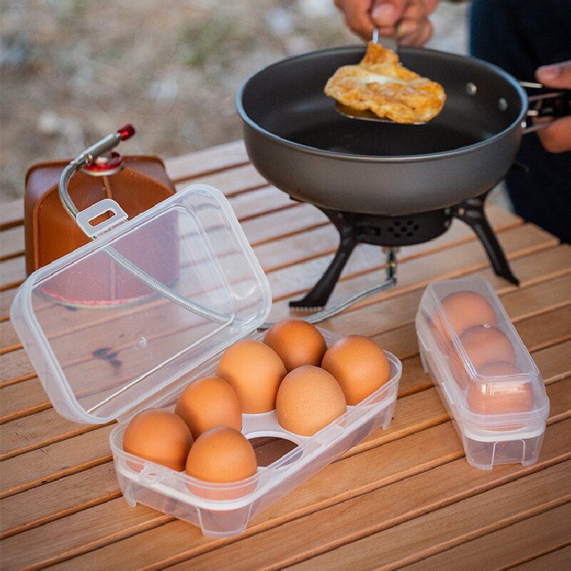 Outdoor Shockproof Egg Box Storage Box, Portable Camping Shatterproof Egg Tray, Home Plastic Protection Box, Travel Shatterproof