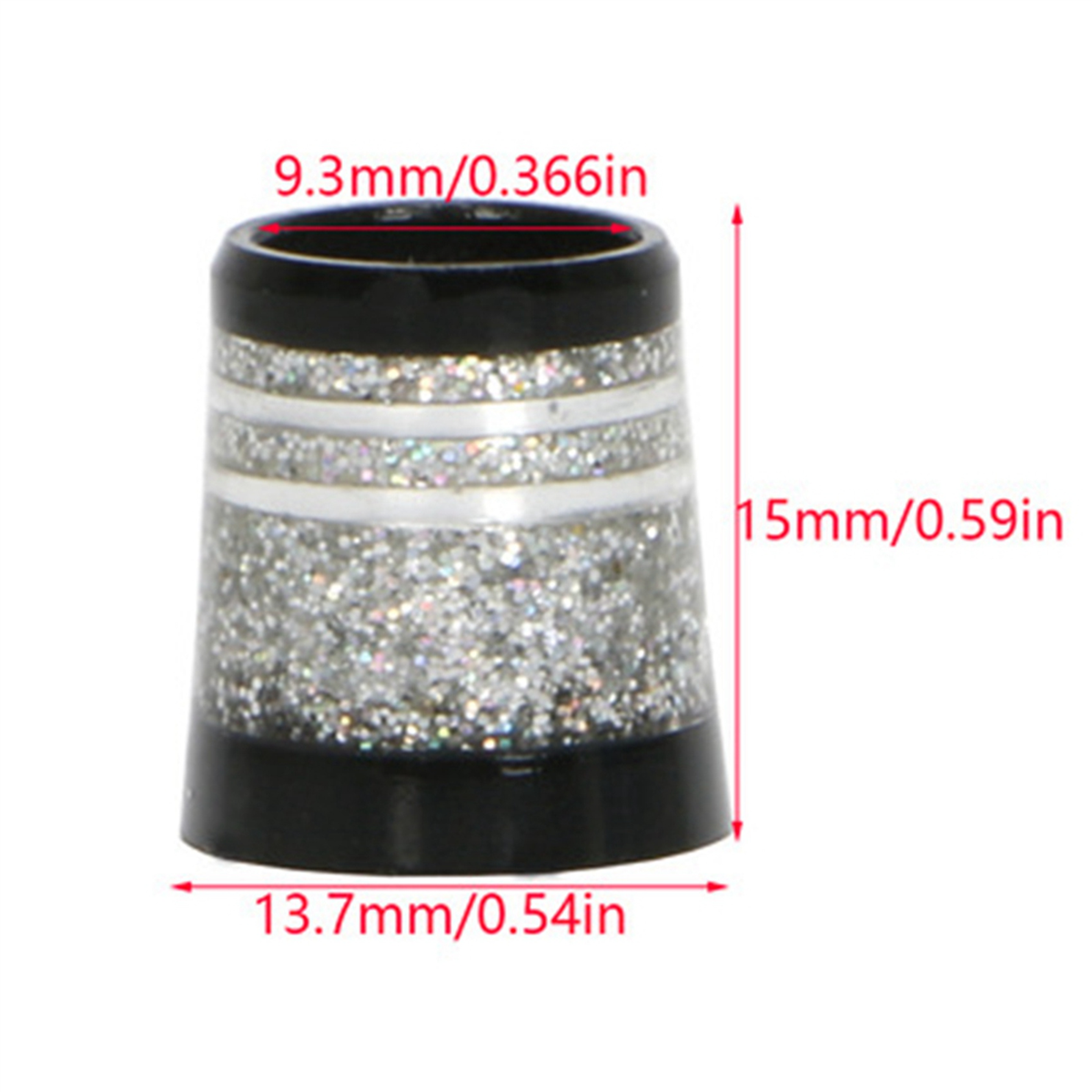 BAAU 30 個ゴルフフェルール先端サイズ 0.370 ゴルフスリーブフェルールゴルフアイアン用高品質クラブシャフトアクセサリーシルバー