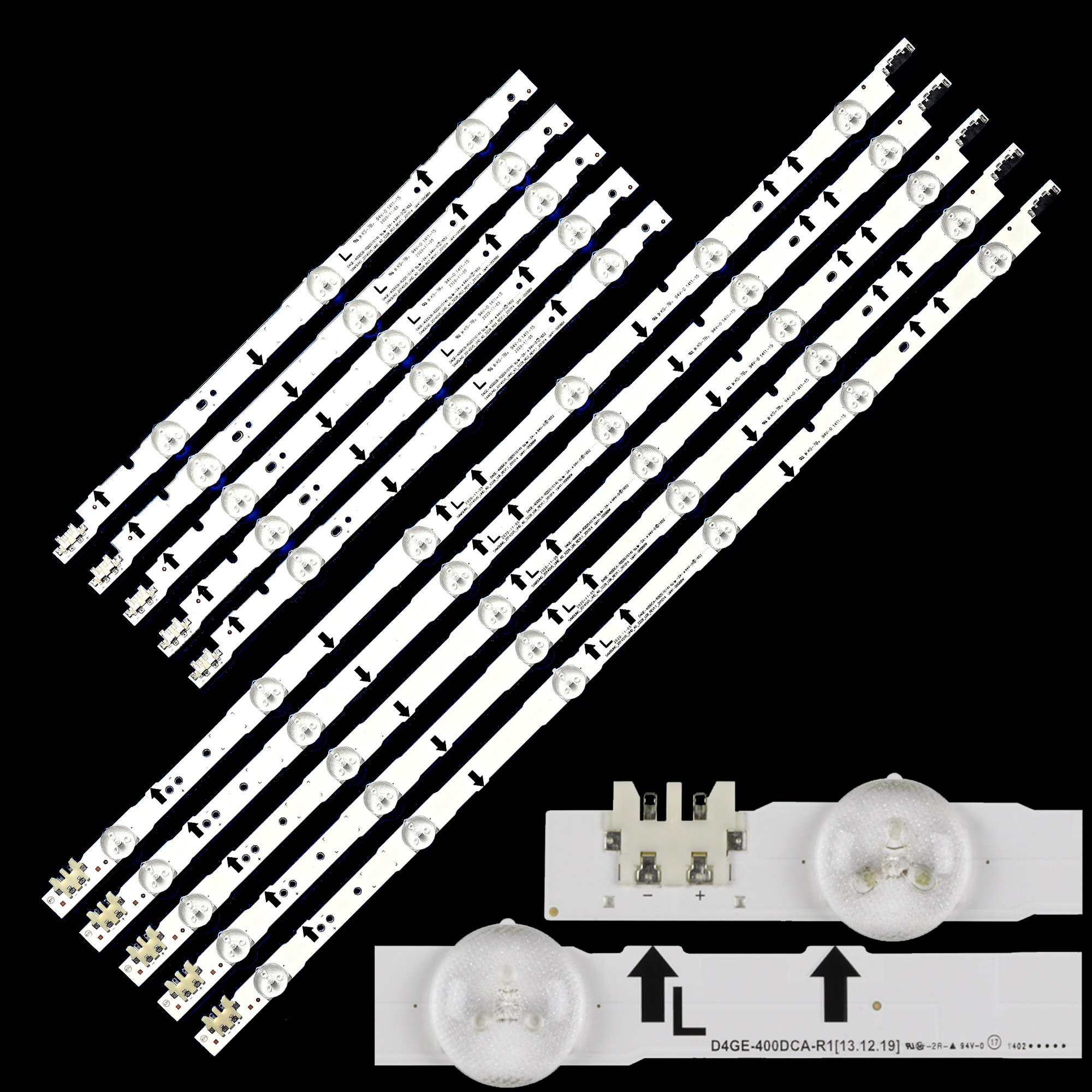 Светодиодная подсветка для UE40H5000 UE40H6500 UE40H5500 UE40H6200 D4GE-400DCB-R2 UE40H5100 CY-GH040HGLV2H CY-GH040HGLV3H UE40H6400