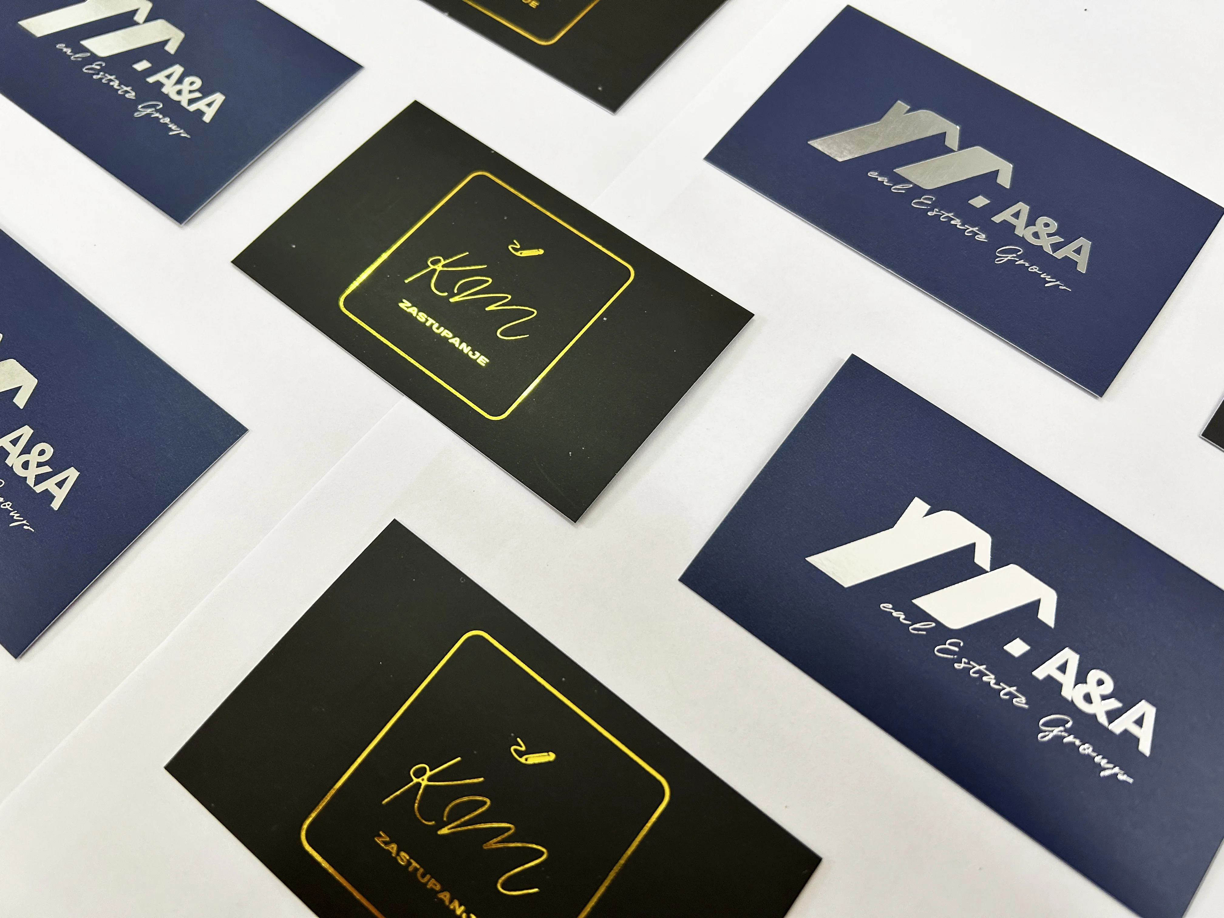 Tùy Chỉnh Logo, Ốp Viền Chỉ Vàng Bo Kinh Doanh Thẻ, Name Card, Vàng Thẻ Nóng Dập Logo, in Hình Lá Bài, Cảm Ơn Bạn Thẻ, 300G
