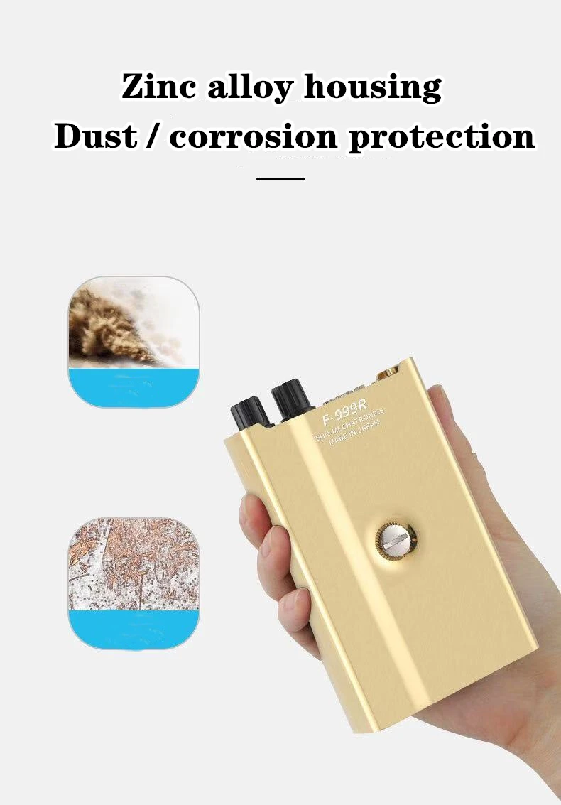 Proker F999R ความแข็งแรงสูง Wall ไมโครโฟนเสียงฟัง Detecotor สำหรับวิศวกรน้ำรั่วน้ำมันรั่วการได้ยิน