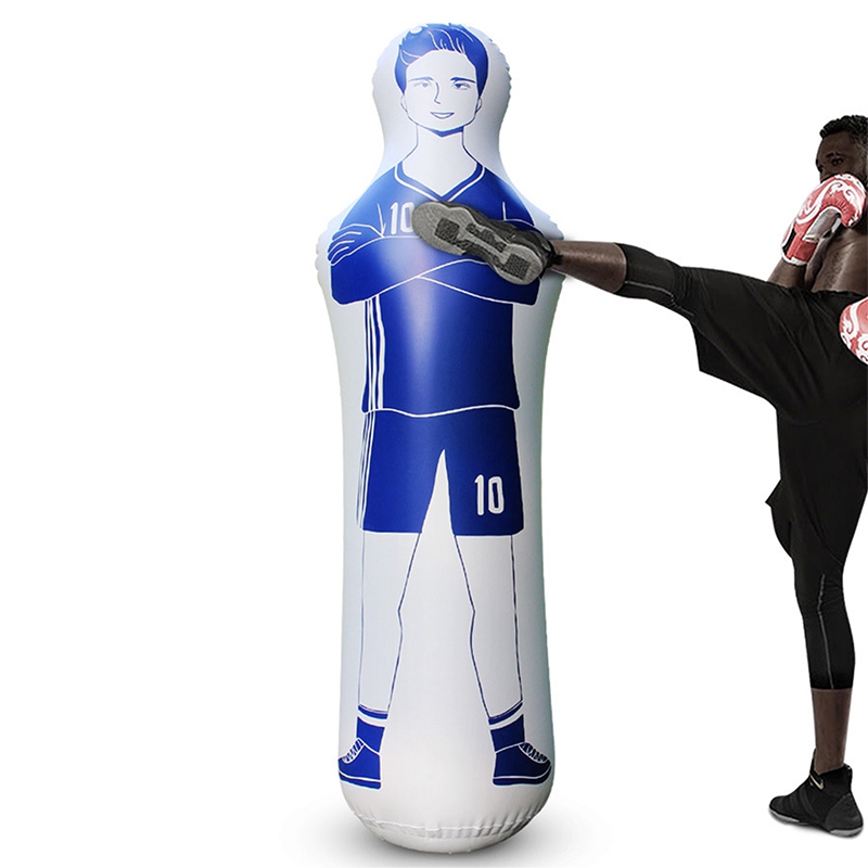 160CM New PVC Adult Inflatable Football Training Goal Air Soccer Training Dummy Tool Inflatable Wall