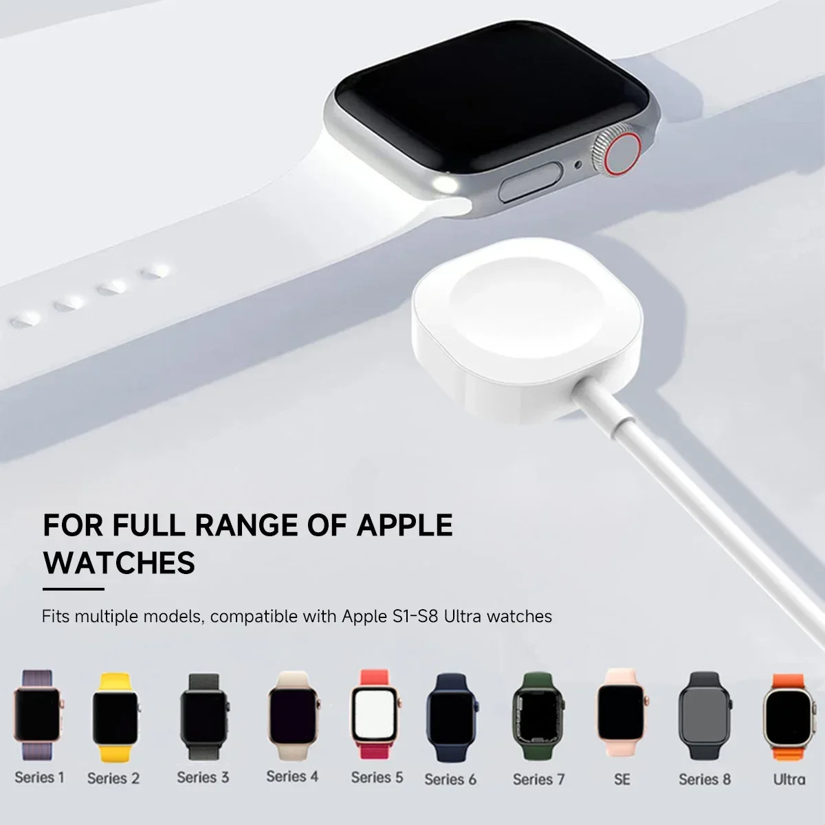 Przenośna magnetyczna ładowarka bezprzewodowa USB C do Apple iWatch Series 9 8 7 SE 6 5 Akcesoria do szybkiego ładowania Apple Watch 9
