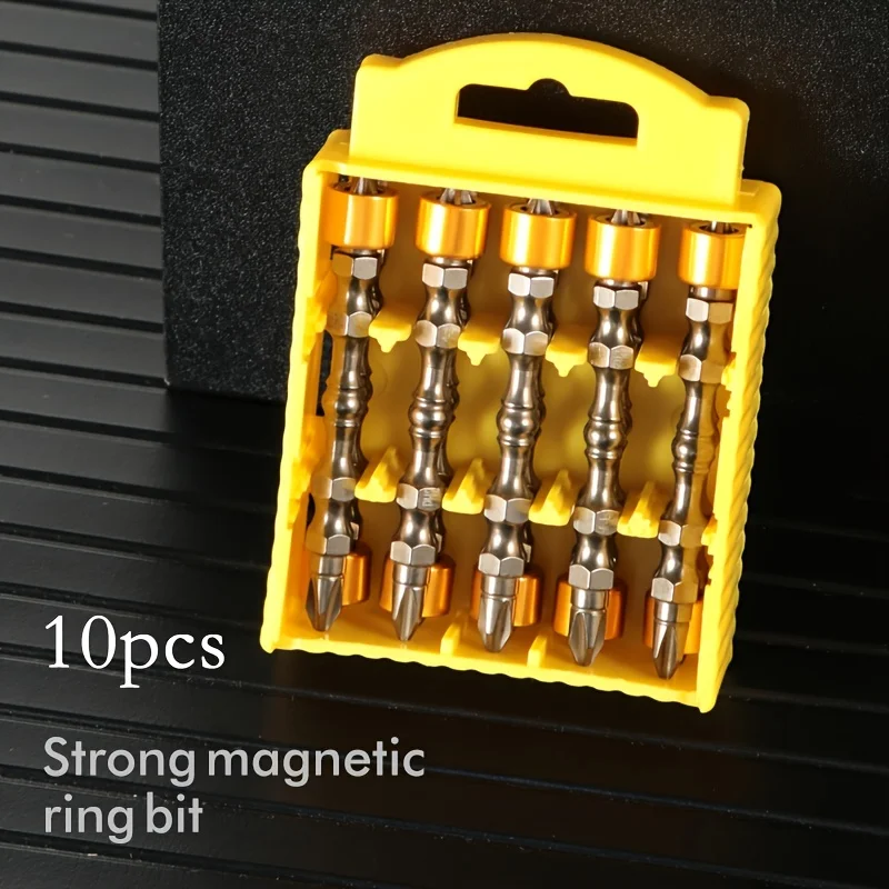 10pcs,4.33in 2.4in PH2 Magnetic Screwdriver Bits 1/4 Inch Hex Shank,65mm 110mm Multiple sizes for various scenarios