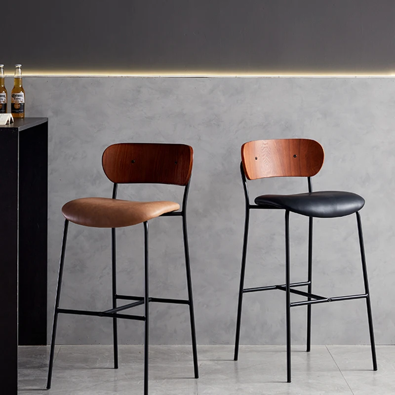 Gaming Relaxing Bar Stools Reception Desks Designer Modern Balcony Back Restaurant Dining Chairs Modern Sillas Salon Furniture