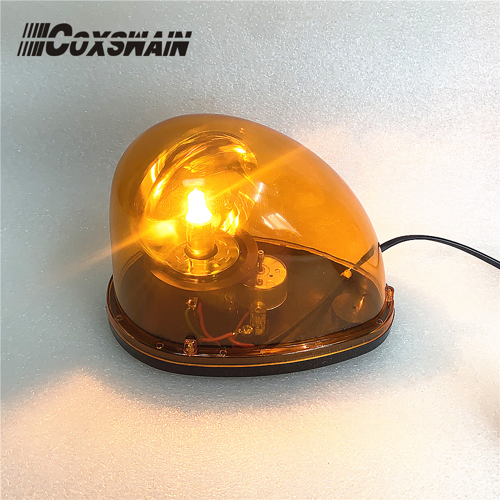 D214 Purple Rooftop Beacon Rotating Light, Magnetic Base, Emergency Warning Light For ATV, Trucks, Police, Ambulance, Bus