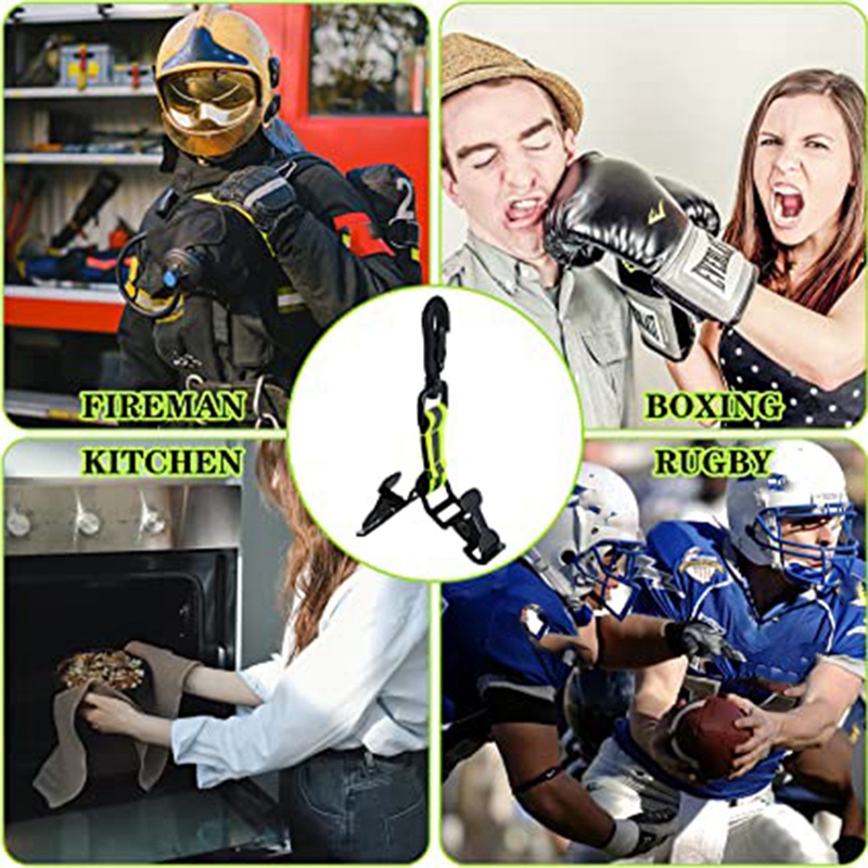 4 Stück Feuerwehrhandschuhgurt Sicherheitshandschuhhalter Handschuhclips Handschuhhalter Zubehör