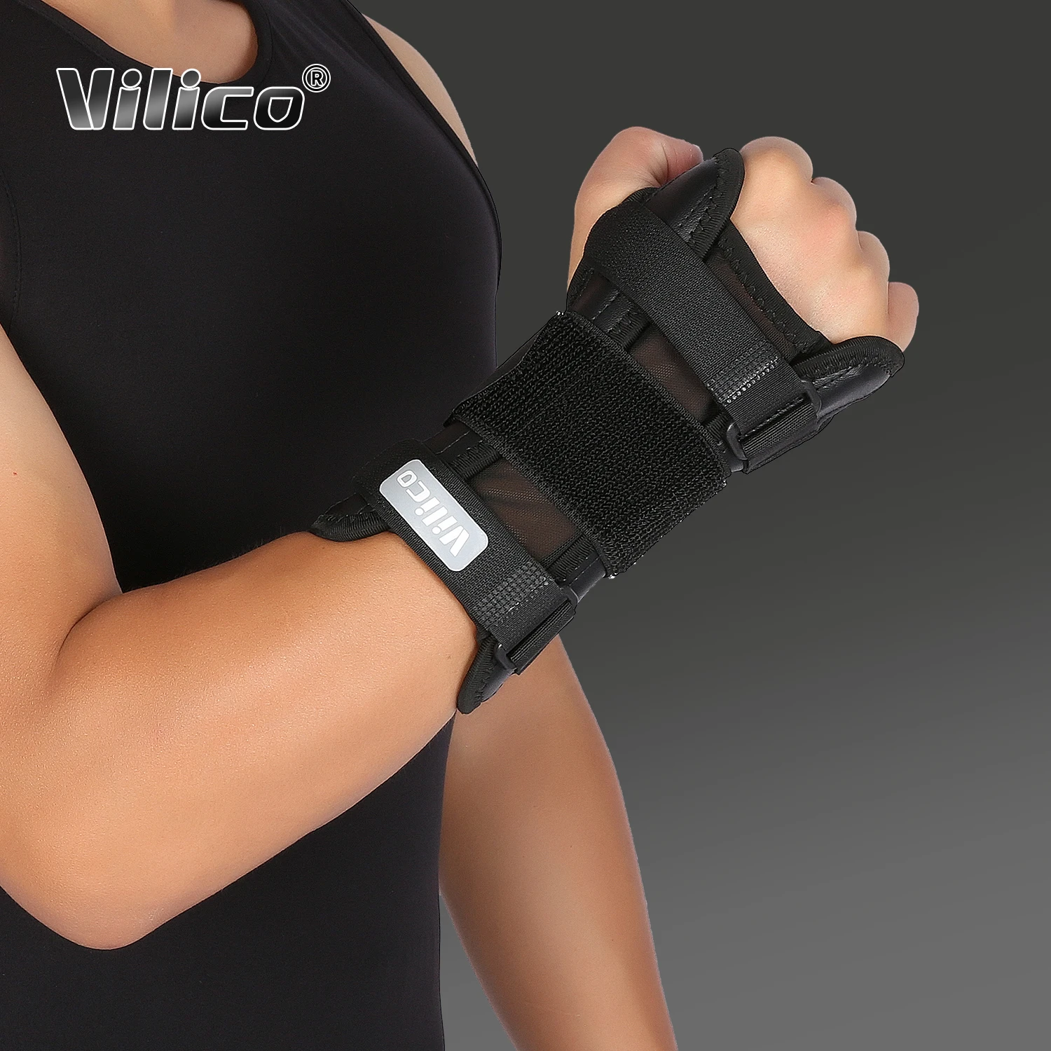 1 PC Sport Feste Stahlplatte Unterstützt Palm Protektoren für Männer und Frauen Handgelenk Gelenk Handschuhe Hand Verstauchung Gewichtheben Armbänder