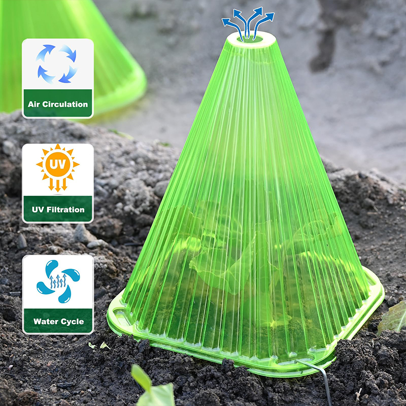 Capa protetora de plantas, suprimentos de jardim vegetal, acessórios, coleira de caracol, tampas de mudas, mini ferramentas agrícolas de estufa