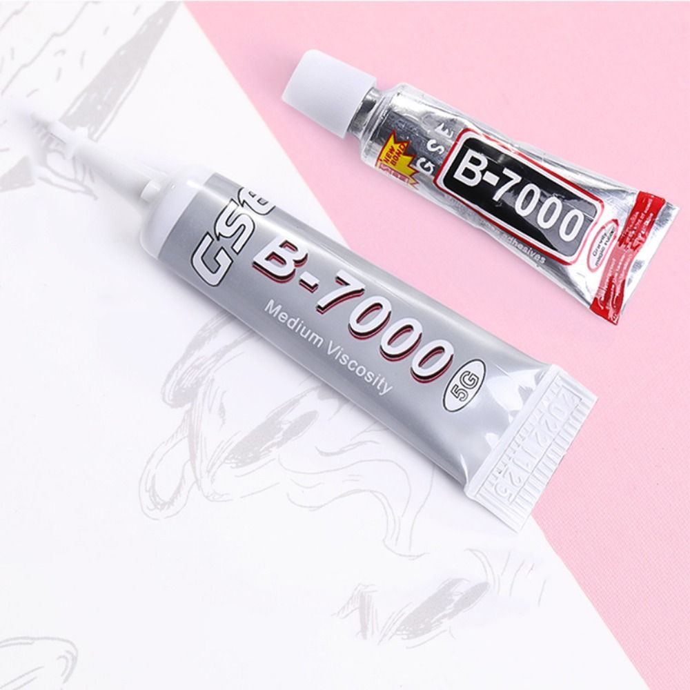 Pegamento B7000 de 3/5/9/15ml, pegamento de cristal transparente, pasta de dientes multifuncional, adhesivo para teléfono, accesorios de pegamento de reparación DIY