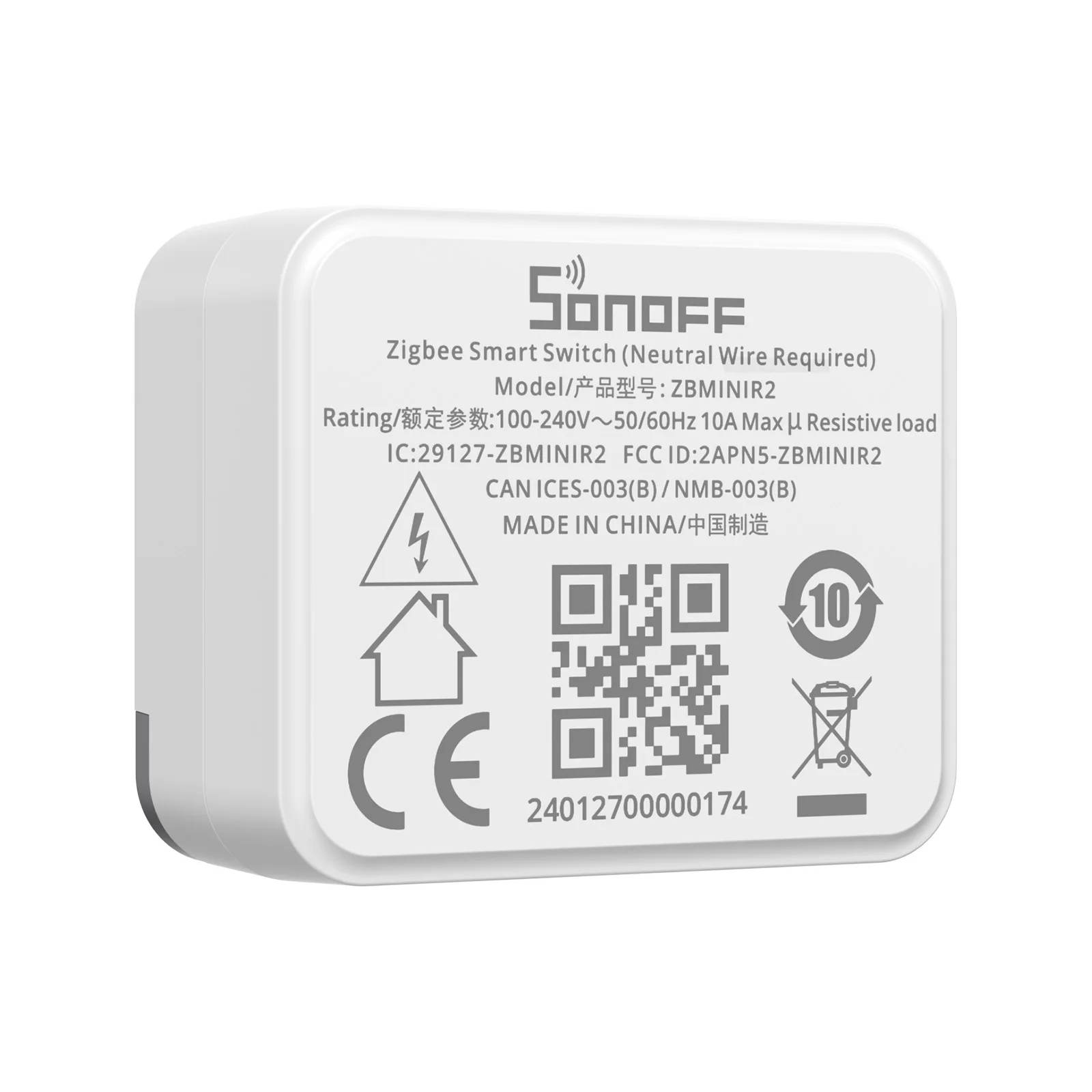 SONOFF Zbminir2 Extreme Zigbee interruptor inteligente hogar inteligente módulo de interruptor DIY ZBMini Control de interruptor externo a través de la aplicación eWelink Alexa