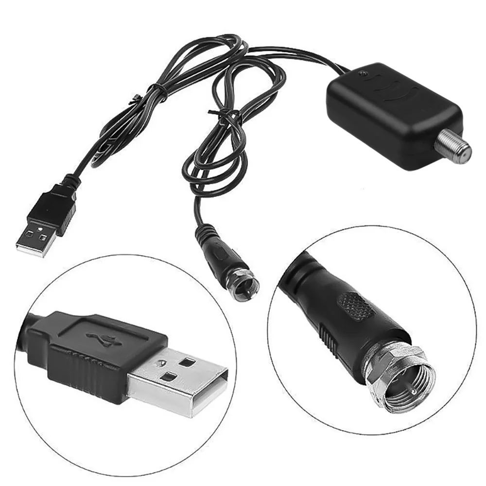 4K High-Definition Digital Tv Antenna Amplifier Signal Booster Low-Noise High-Gain Signal Receiver Tv Antenna Accessories Enhance Signal Stability