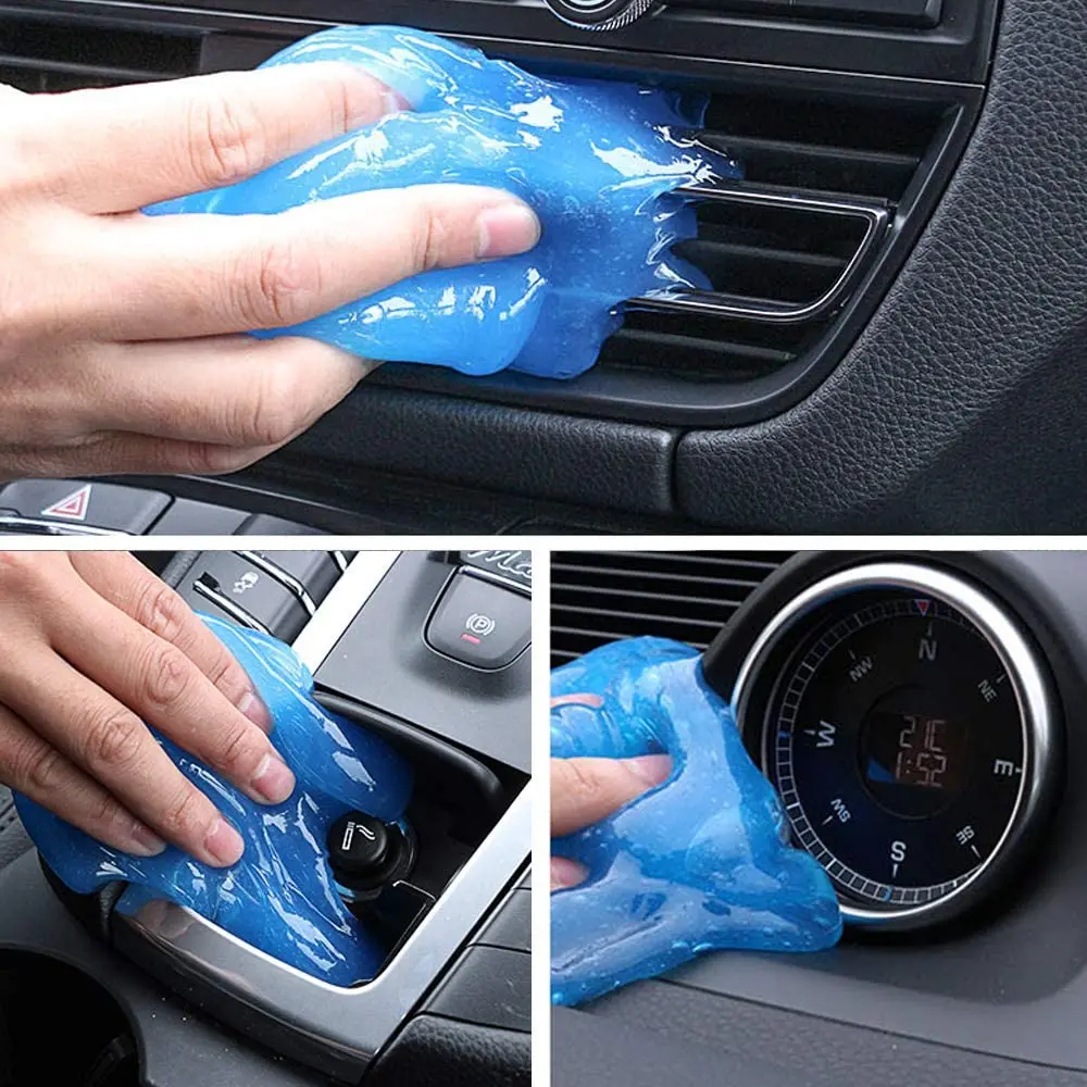 Car Cleaning Gel Multifunctional Air Vent Outlet Dashboard Laptop Magic Cleaning Tool Wash Mud Dust Remover Dirt Clean