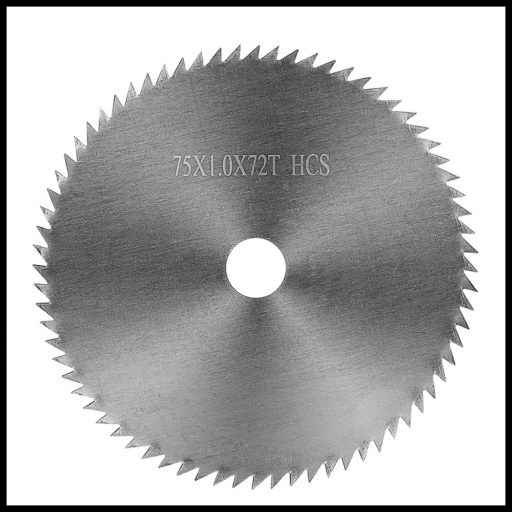 Lame de scie circulaire en carbure de 3 pouces 72T pour accessoires d'outils électriques de coupe du bois et du plastique