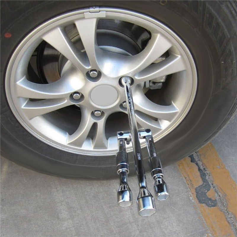 Kunci pas lipat ban mobil, alat kunci pas soket Universal