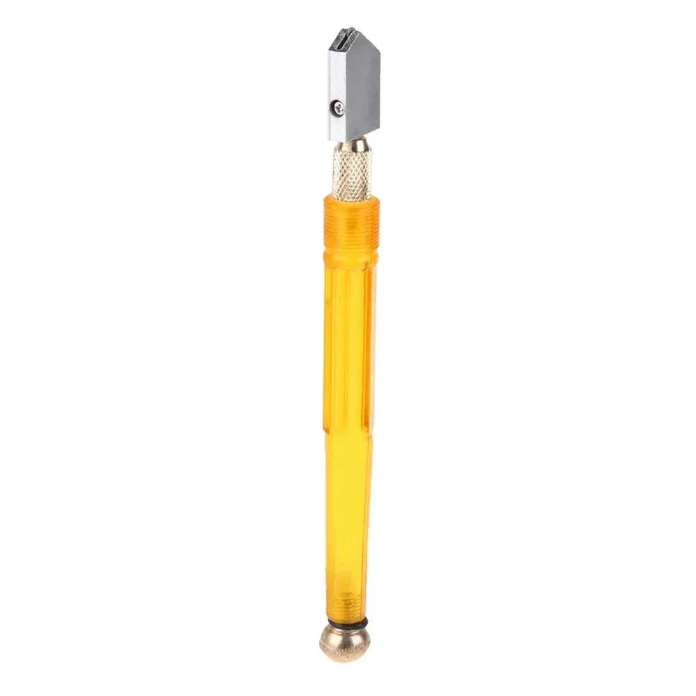 Cortador de vidrio de diamante, 3-12mm, 170mm, alimentación de aceite, cortador de diamante, hoja de rueda portátil, mango antideslizante para corte artesanal de azulejos DIY, 1 Uds.