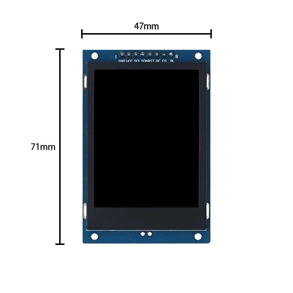 Módulo de pantalla LCD IPS de 2,4 pulgadas interfaz 240x320 controlador SPI ST7789V a todo color