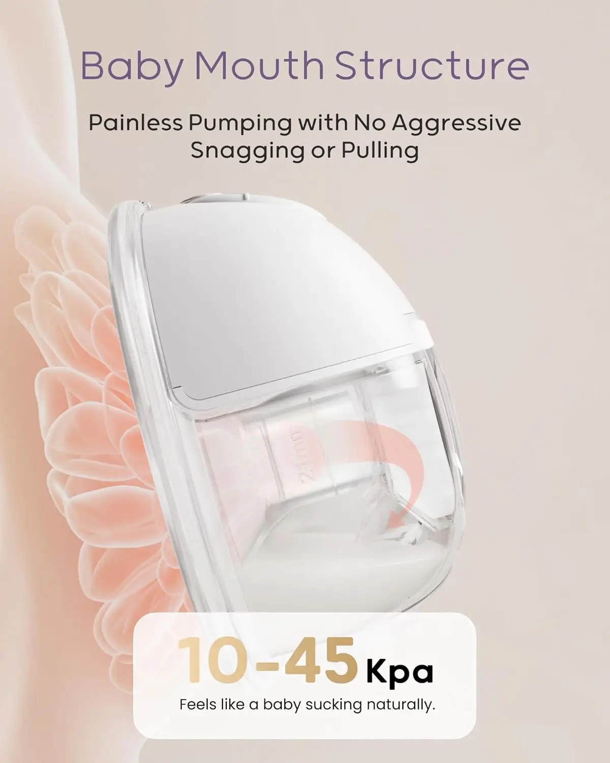 BornBL S32 tire-lait mains libres, tire-lait portable 4 modes 9 niveaux, tire-lait électrique portable, bride de 24 mm