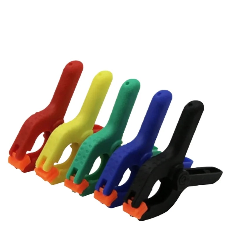 2-inch Color Mini Plastic A-clip Photography Cloth Clip Woodworking Tool Fixing Spring Clip Accessories Fixed Clamp