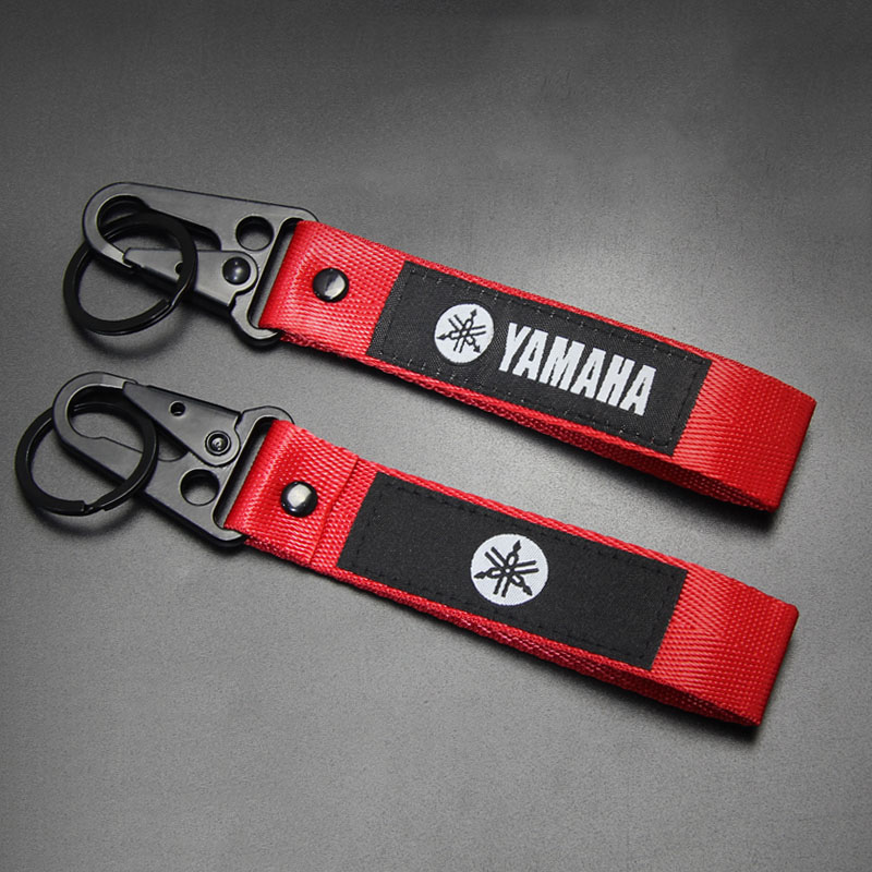 Para yamaha motocicleta chaveiro telefone cordão durável alça chave da motocicleta chaveiro