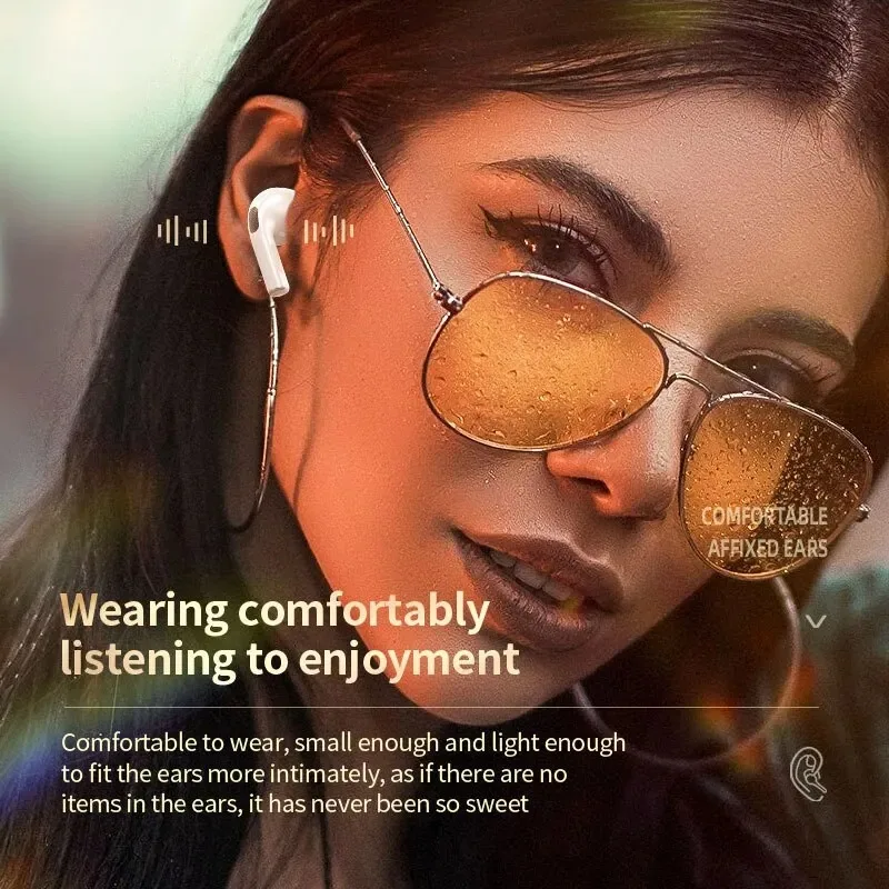 Auricolari Bluetooth wireless PRO4 Cuffie per sport all'aria aperta 5.3 con contenitore di ricarica Display Touch Control Auricolari per Muisc