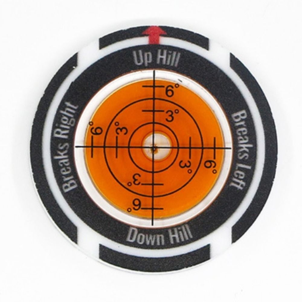 High Precision Golf Tools Leveler Clear&Transparent Ball Marker Golf Slope Meter Easily Use Training Tool Golf Spirit Level