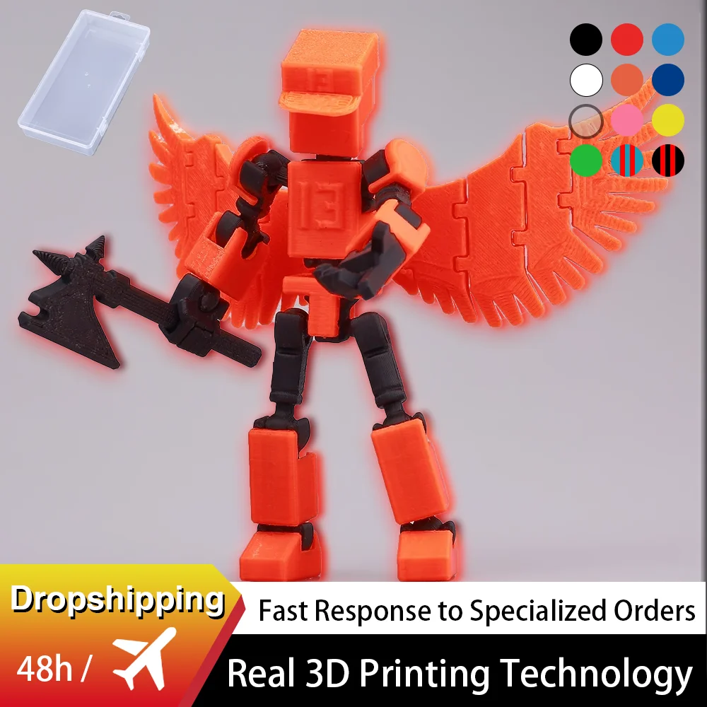 多関節可動シェイプシフトロボット 3D プリントマネキン Mini13 キャラクターフィギュアおもちゃ子供大人親子ゲームギフト