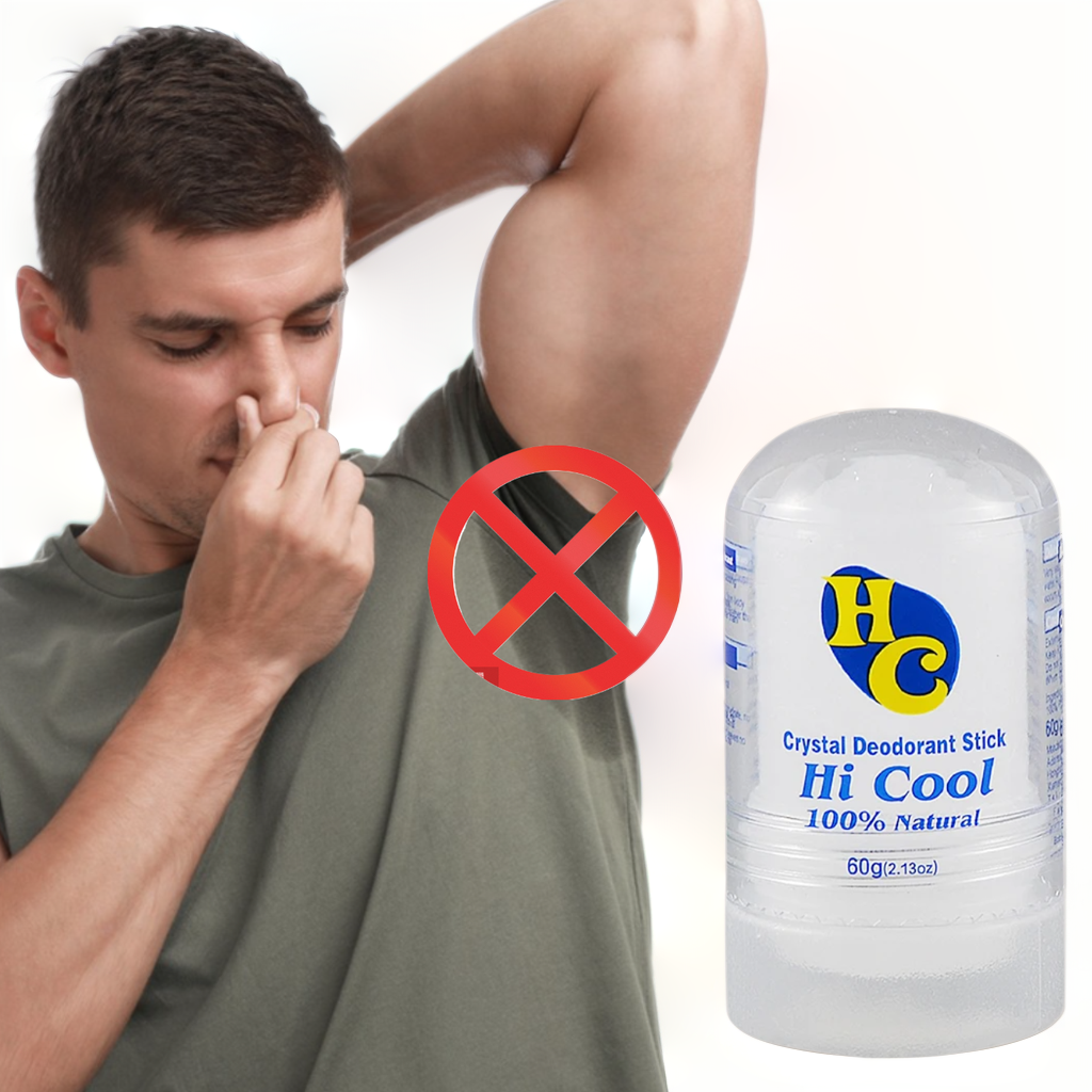 男性と女性のための防汗スティック、ボディスオドールリムーバー、スティックカリーム、クリスタルデオドラントパンツ、アンダーアームの取り外し、60g、新しい