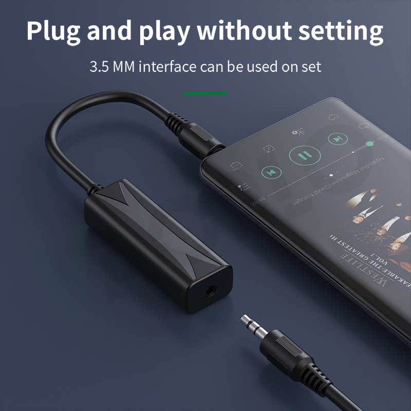 VAORLO 3,5 mm AUX Audio Anti-Interferenz Ground Loop Noise Filter Lsolator Beseitigen Sie die Unterdrückung für Home Stereo Car Audio System