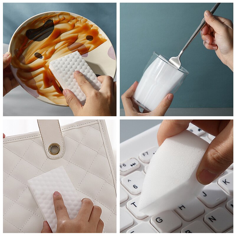 Esponja mágica safrás magia limpa descontaminação lavagem de carro esponja bloco lavar louça cozinha