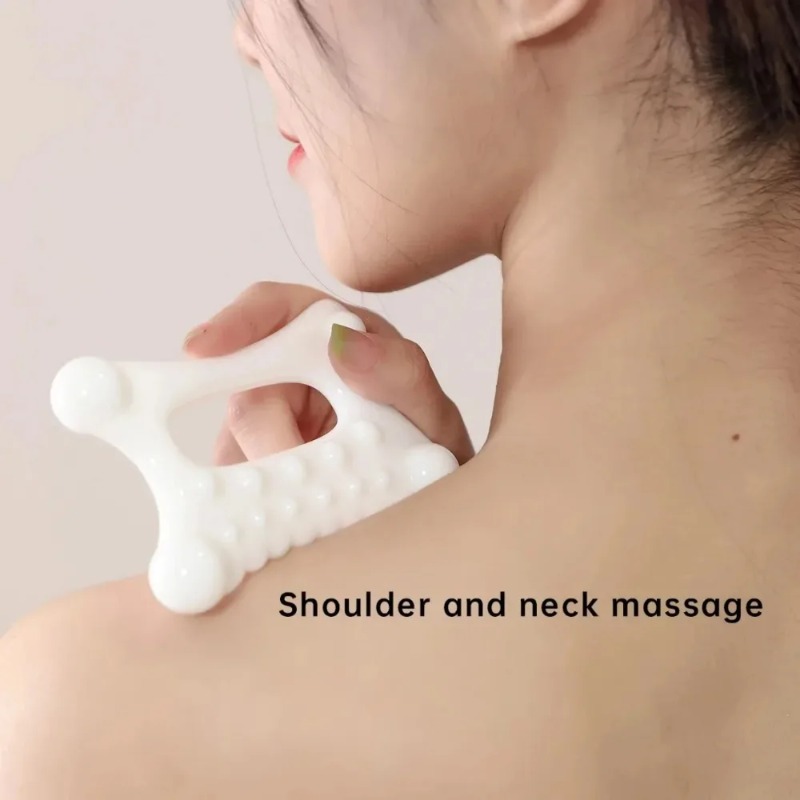 Hars Gua Sha-massagebord, draagbare full-body schraapplaat voor dames, volwassenen, effectieve ontspanning van spierverlichting