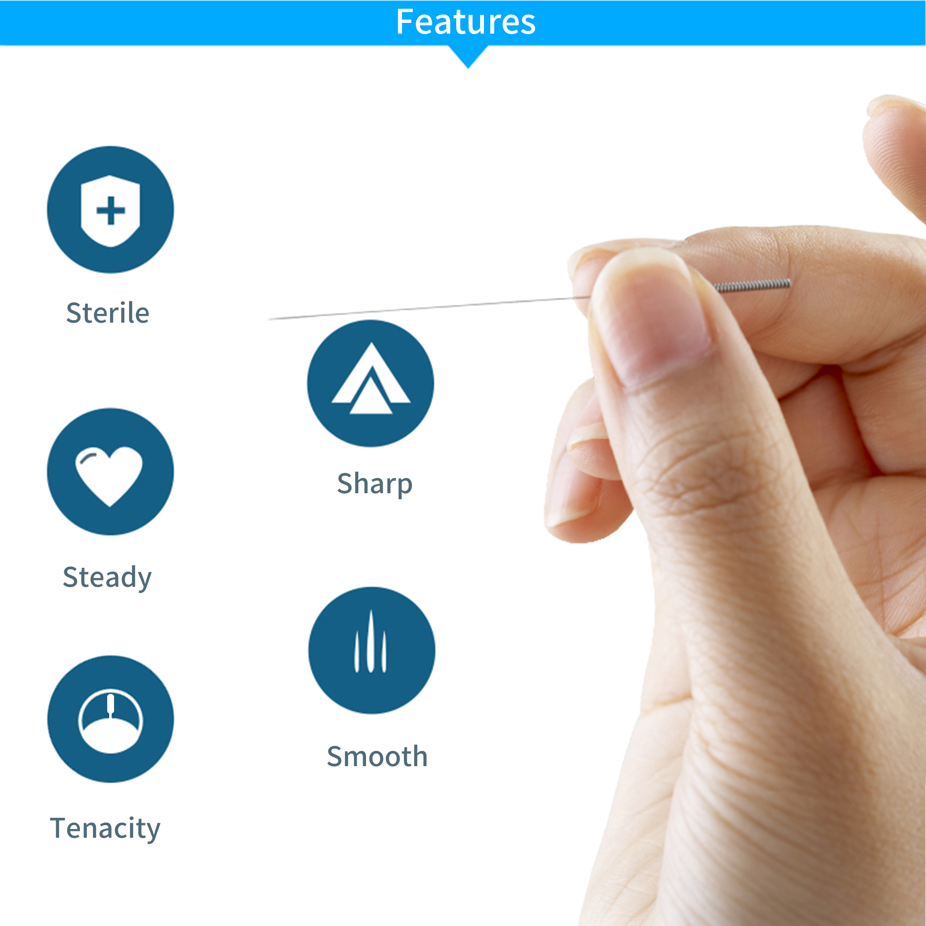 2 коробки 1000 шт., иглы для акупунктуры оптом с трубкой