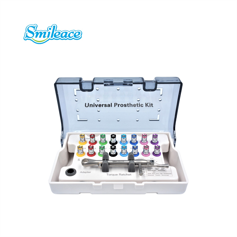Tandheelkundig Implantaat Momentsleutel Ratelschroevendraaier Reparatie Tools Wrench Kit Universele Prothstic Box Tandheelkunde Apparatuur