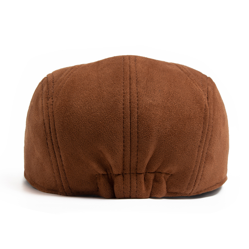 Ante nuevo Otoño Invierno boina moda Vintage hombres mujeres vendedor de periódicos sombrero Casual gorra con visera plana boinas para 54-58cm cabeza circunferencia Ferencia