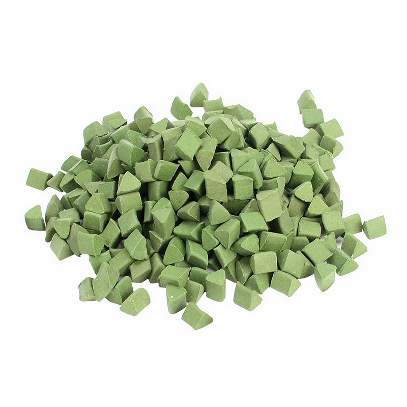 500G Jewelry Polishing Triangle Abrasive Tumbling Media For Tumbler Vibration Machine Jade Stone Buffing Jewelry Processing