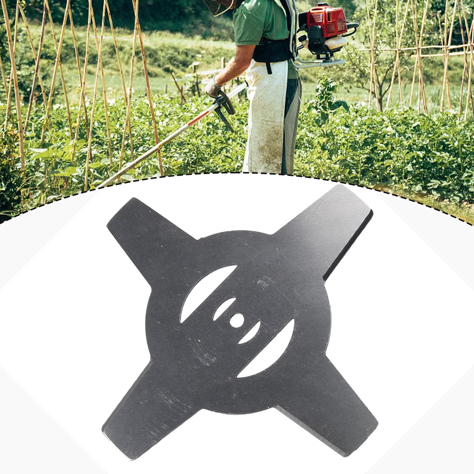 1 Pc Grastrimmer Zaagblad 150 Mm Grasmaaier Hoofd Messen Staal Voor 24V Elektrische Grasmaaier Bosmaaier tuin Gereedschap Onderdelen