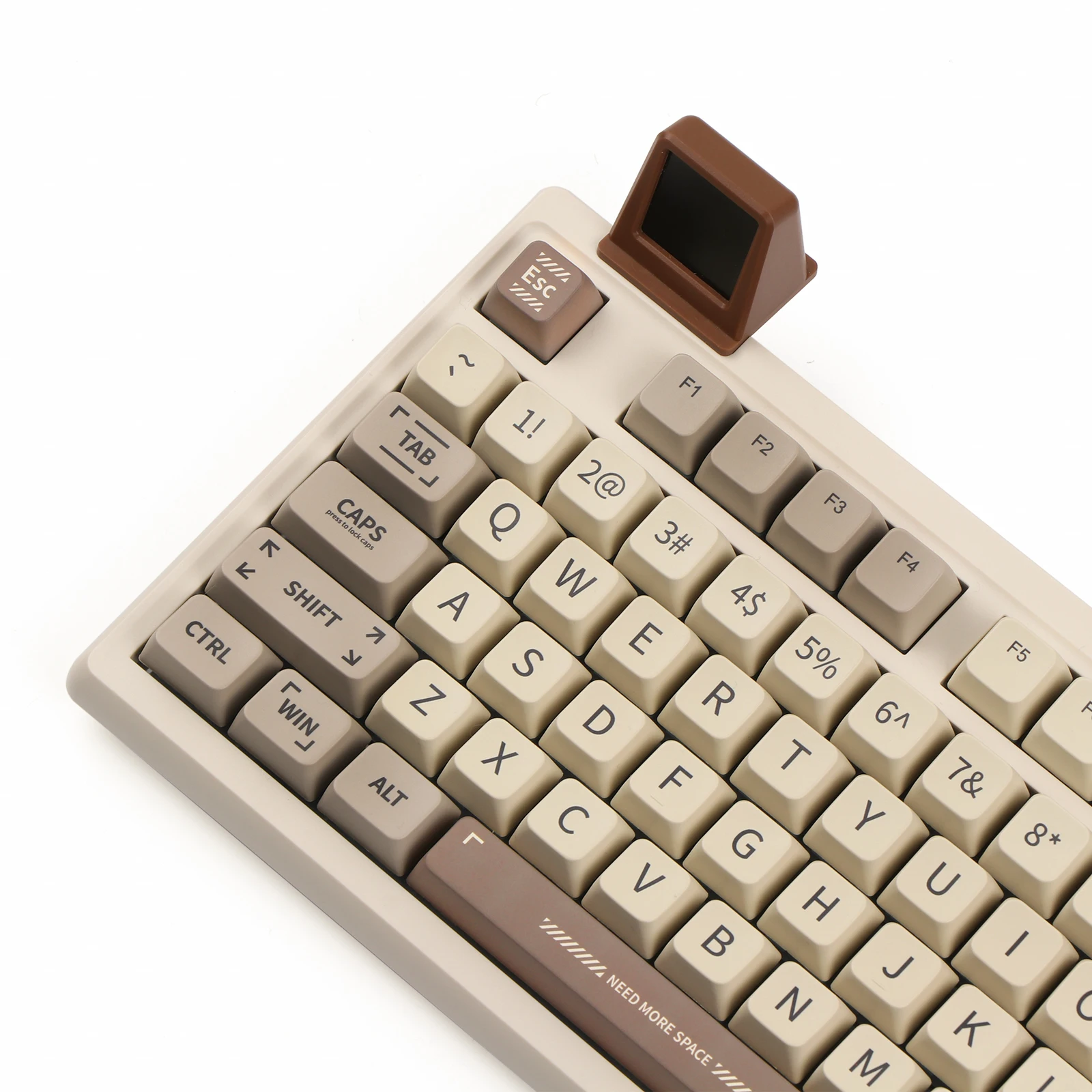 EPOMAKER RT100 97 teclas 95% Bluetooth 5,0/2,4G Teclado mecánico inalámbrico/con cable Mini pantalla personalizable montada en junta