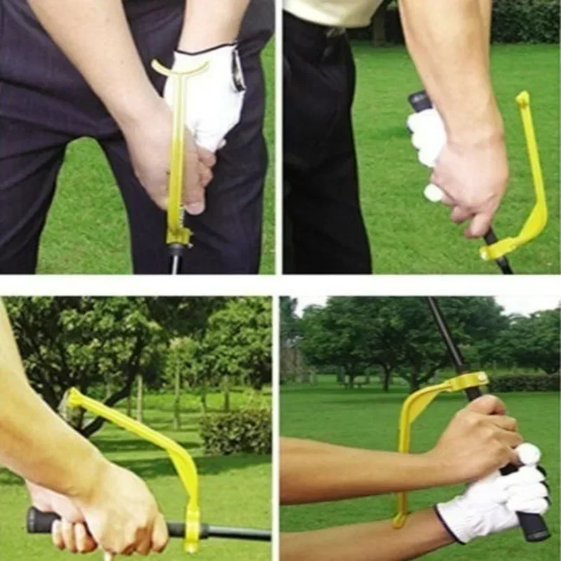 Golf Swing Swinging herramienta de ayuda para entrenamiento entrenador Control de muñeca gesto
