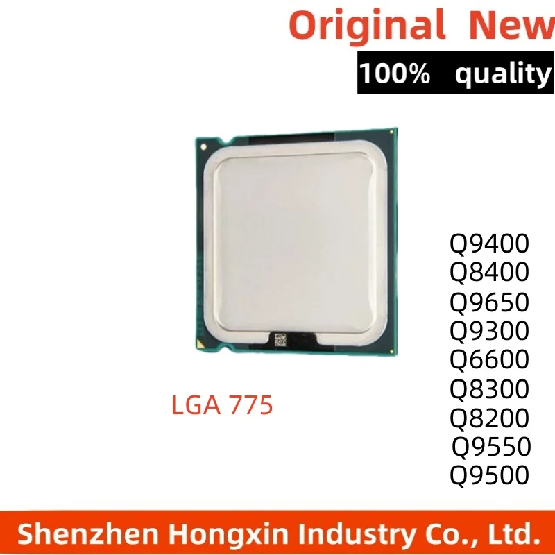 Core 2 Quad โปรเซสเซอร์ซ็อกเก็ต LGA 775 CPU Q6600 Q8200 Q8300 Q8400 Q9300 Q9400 Q9500 Q9550 Q9505 Q9650