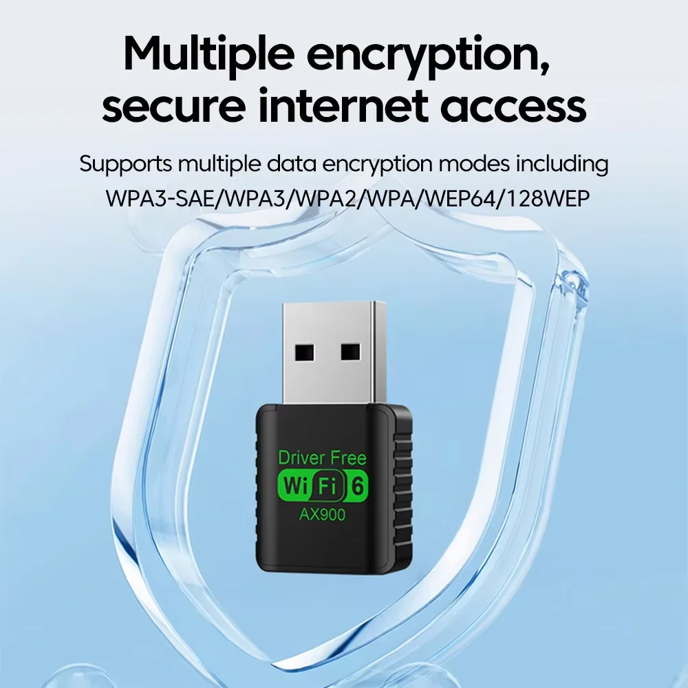 900Mbps USB WiFi Bluetooth 5.4 Adapter 2in1 Dongle Dual Band 2.4G 5GHz USB WiFi 6 Network Wireless Wlan Receiver DRIVER FREE